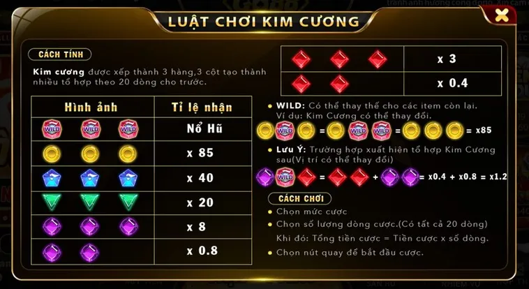 Trò Chơi Nổ Hũ Kim Cương Tại Sunwin Với Hũ Thưởng Lớn Hấp Dẫn